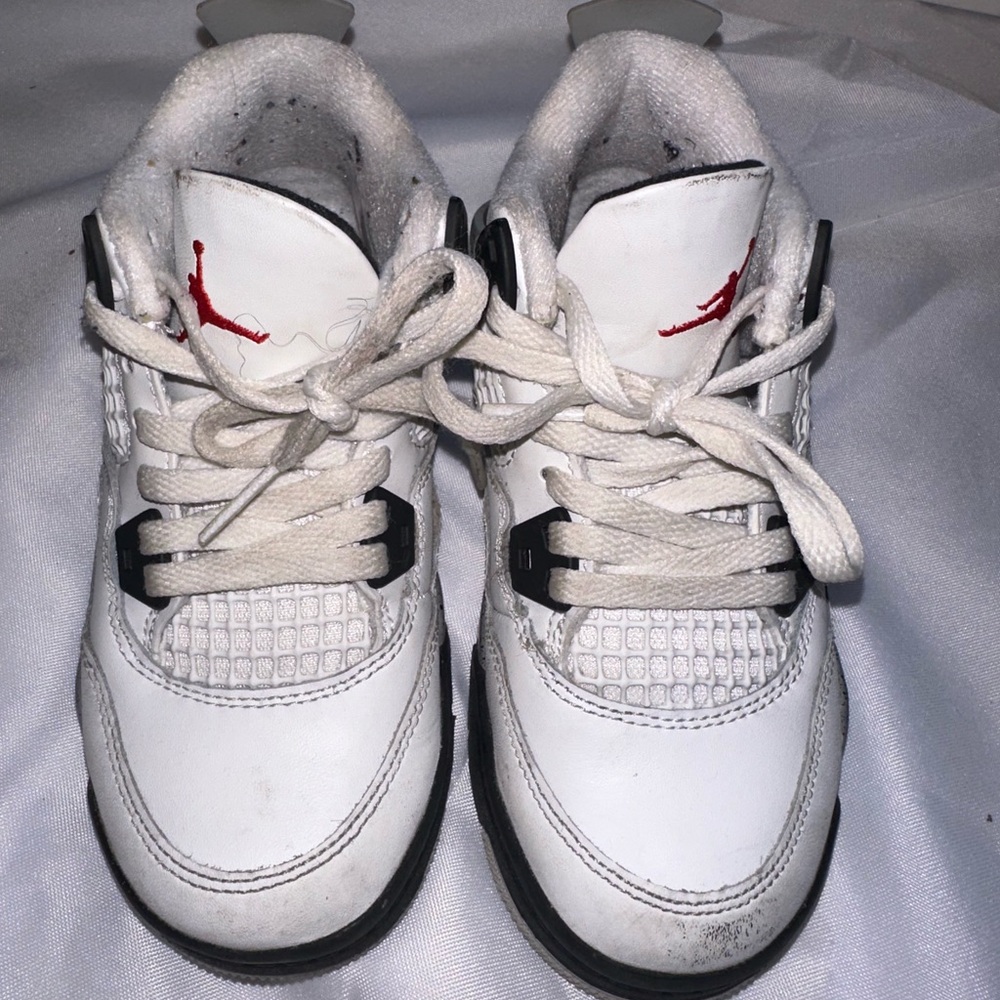 White and Red Sneakers Sz 12C